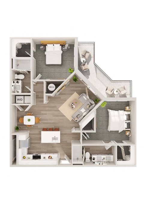 Lenox Bayside B4 Floor Plan
